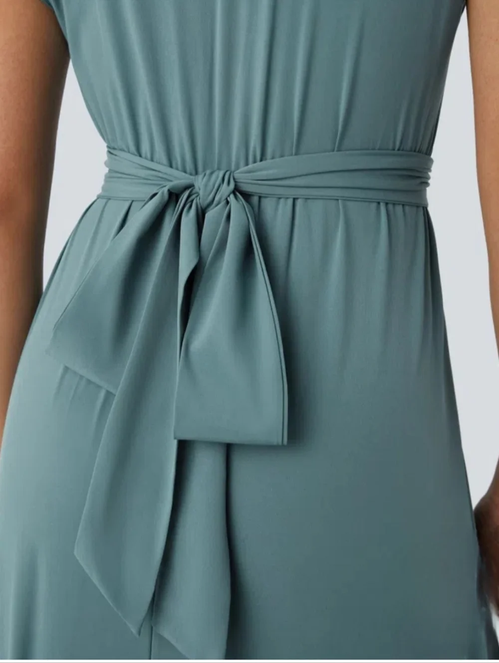 NWT Halara Breezeful Short Sleeve Pocket Quick Dry Tie Dress Stone Blue 2XL XXL - Picture 8 of 11